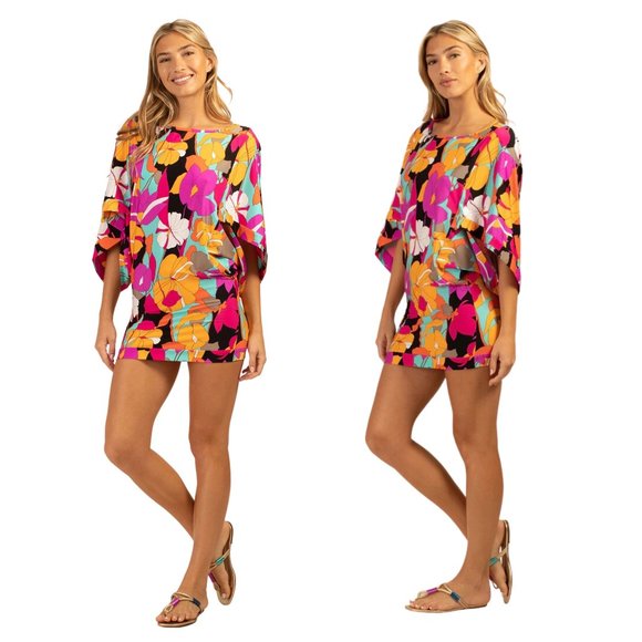 TRINA TURK Gemini Tunic Mini-Dress / NWOT / Size M / SOLD OUT ONLINE / - Picture 1 of 8